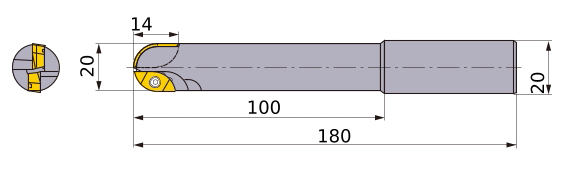 Фото 2: SRM2200SNF фреза сферическая