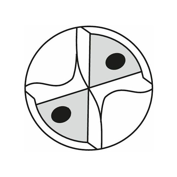 123690 8,5 твердосплавное сверло с отверстиями подвода СОЖ