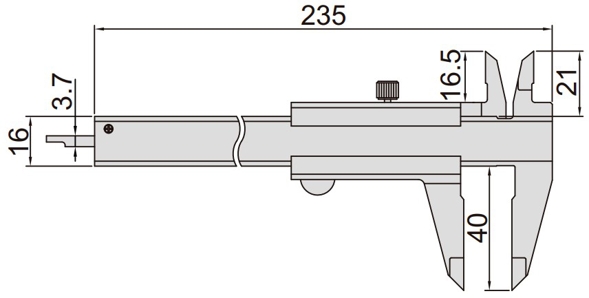 Фото 2: 1239-1502 Штангенциркуль нониусный