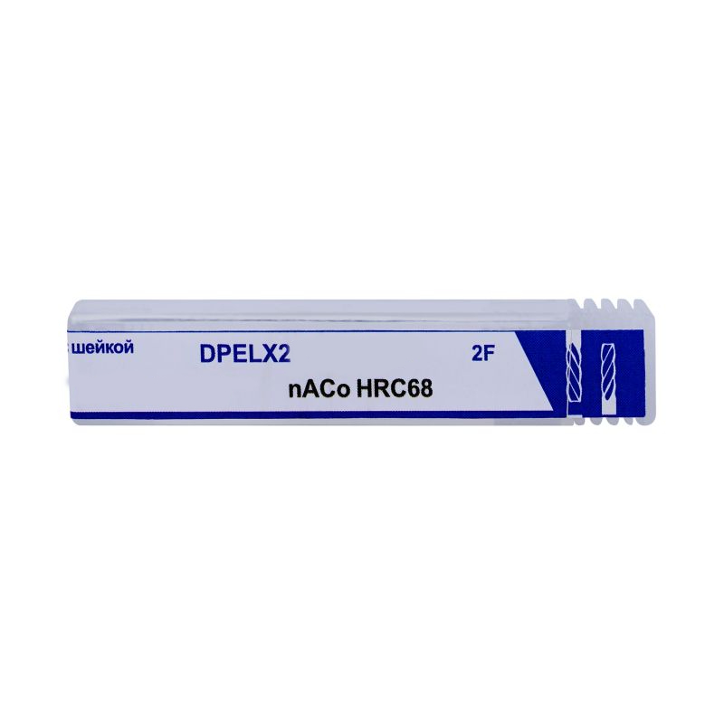 Фото 2: 0.8х4х1.2х50 2F nACo фреза концевая с удлиненной шейкой DPELX2008060450 Qtool