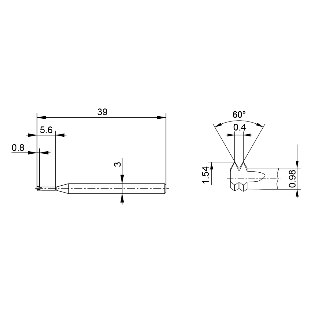 Фото 2: GW3019VS M2.0x0.4 резьбофреза