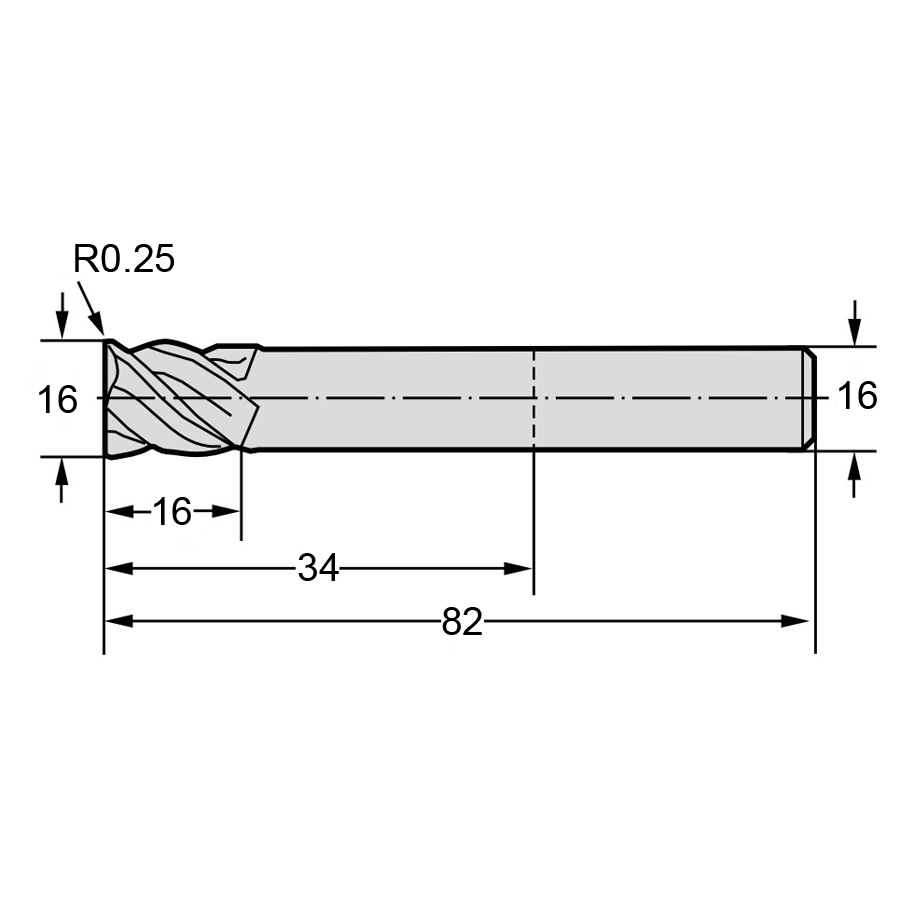 Фото 2: H3021217-16 фреза