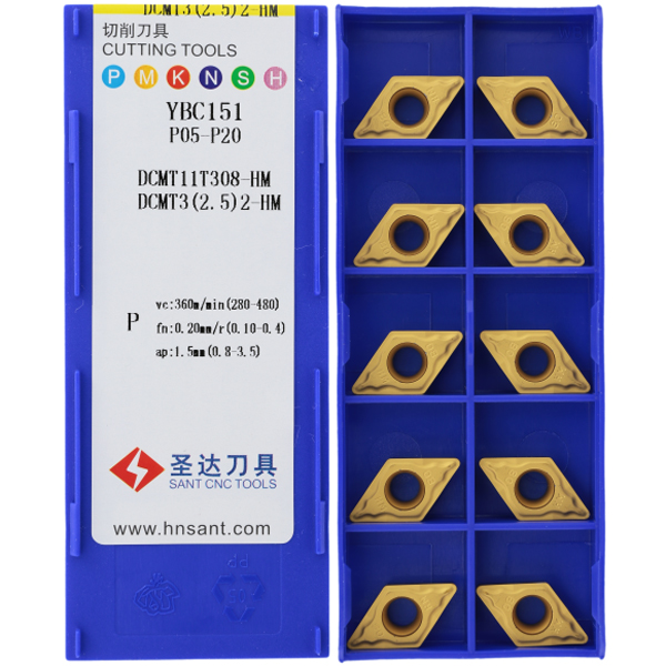 DCMT 11T308 HM YBC151 пластина для точения - фотография 2 Фото 2: DCMT 11T308 HM YBC151 пластина для точения