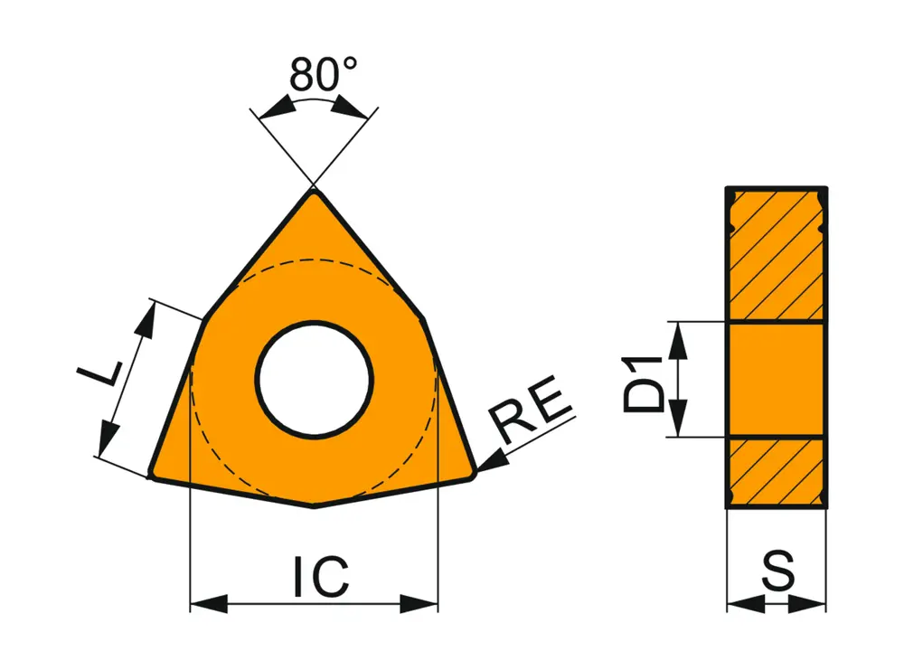 Фото 2: WNMG 060404E NM 9235 пластина для точения