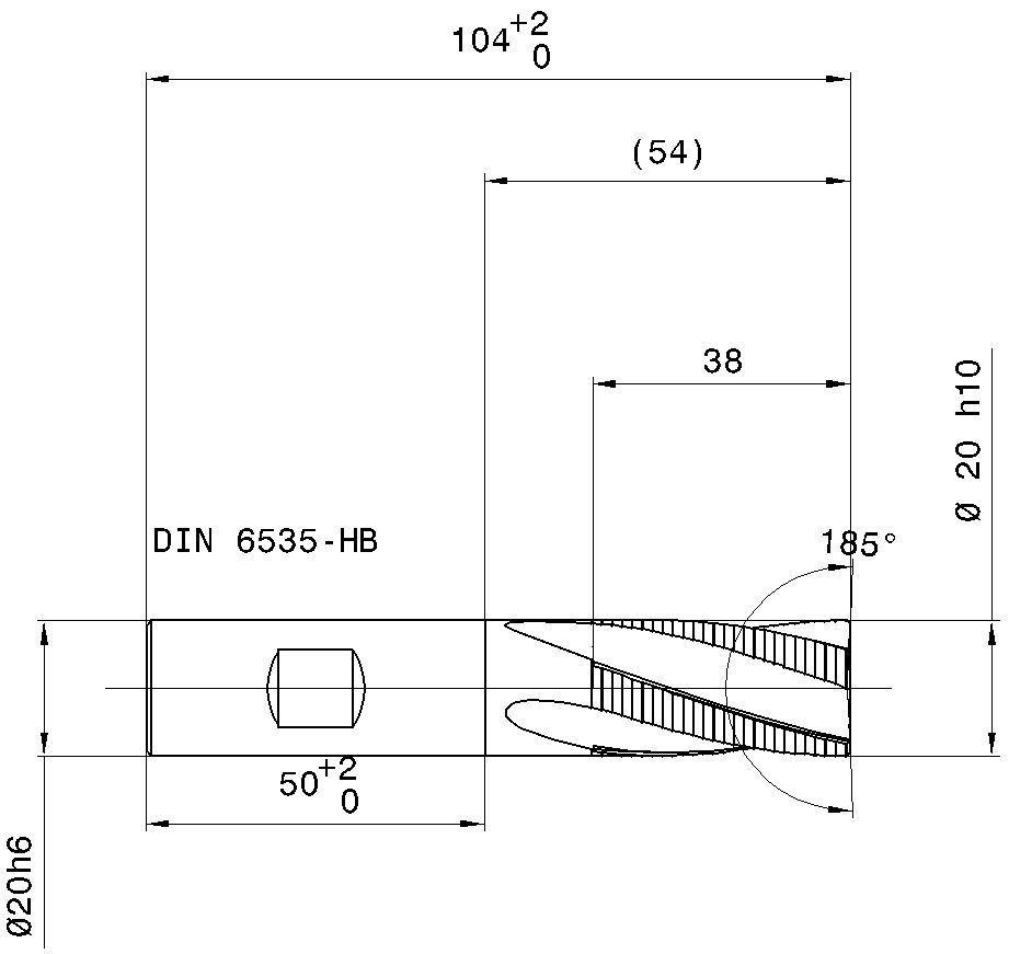 Фото 2: 5583 20.000 фреза концевая
