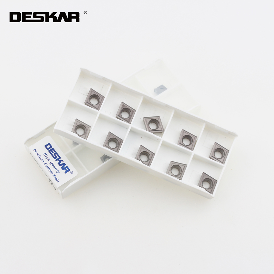 CCMT 09T304 TC LF90 пластина для точения DESKAR - фотография 2 Фото 2: CCMT 09T304 TC LF90 пластина для точения DESKAR