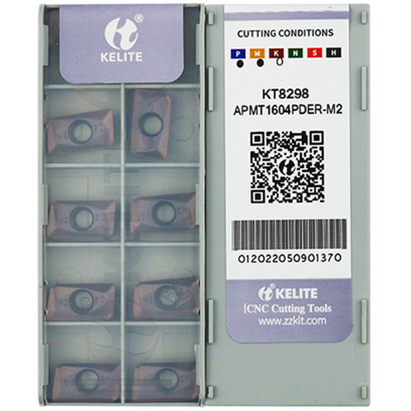 Фото 2: APMT 1604PDER M2 KT8298 пластина для фрез Kelite
