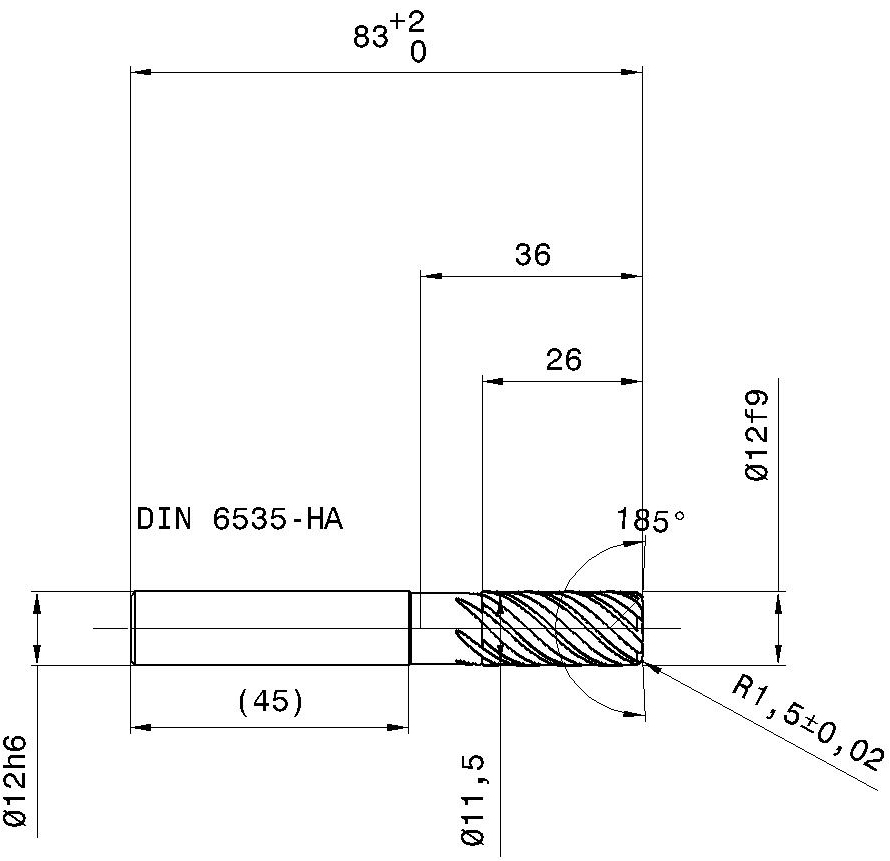 Фото 2: 3563 12.015 фреза