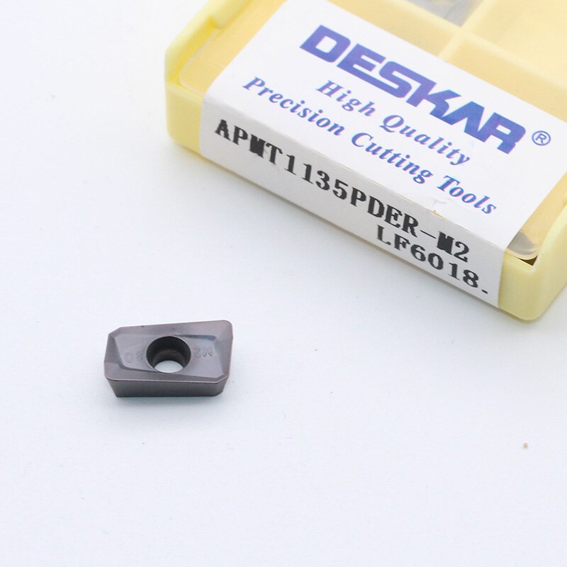 Фото 4: APMT 1135PDER M2 LF6018 пластина фрезерная DESKAR