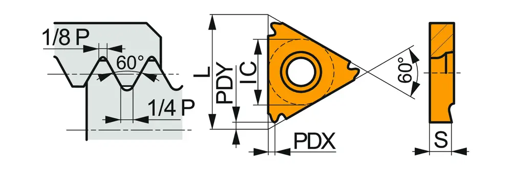 Фото 2: TN 22NR450M T8030 пластина резьбовая