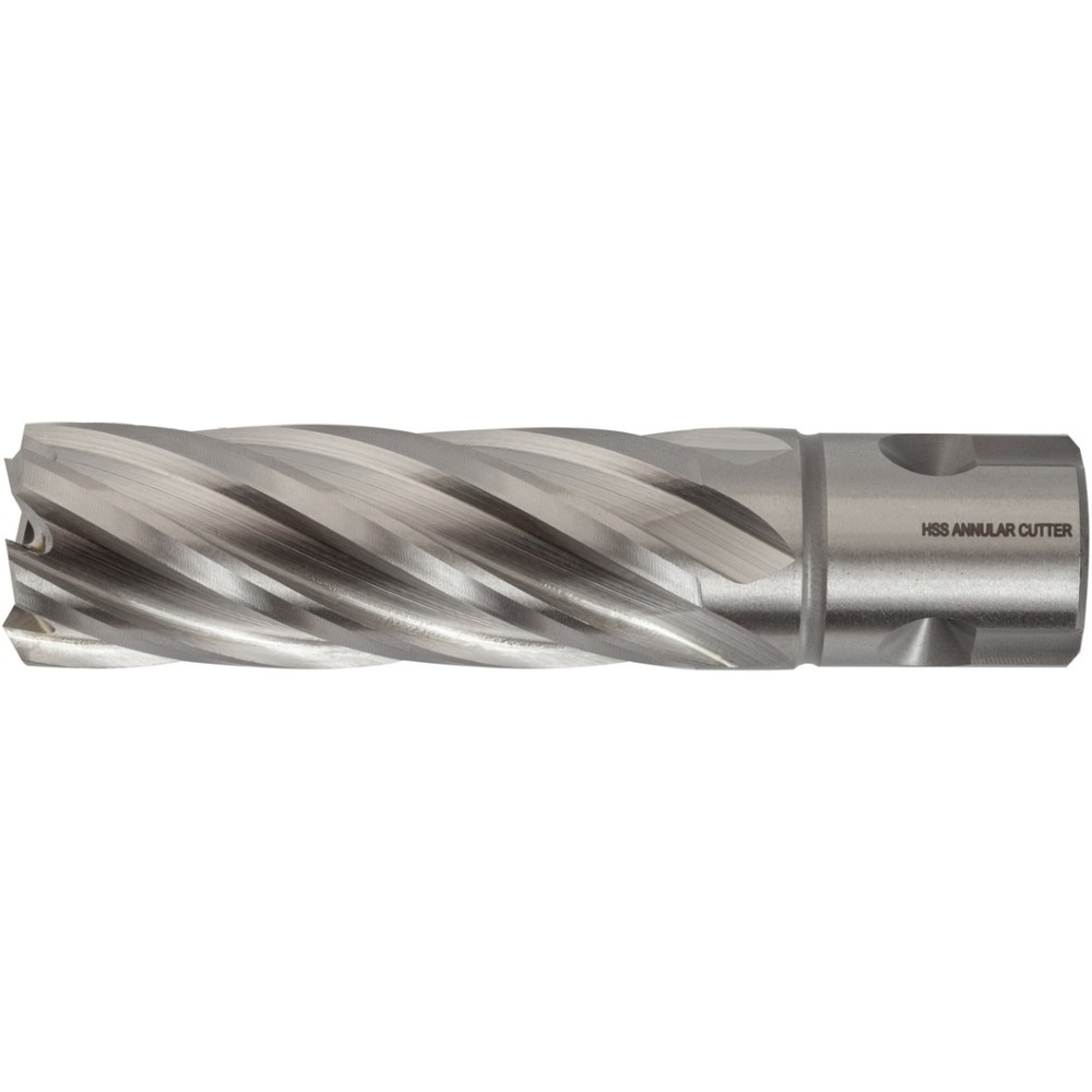 D20х55 Weldon 19 Р6М5/М2 корончатое сверло Qtool - фотография 1 Фото 1: D20х55 Weldon 19 Р6М5/М2 корончатое сверло Qtool