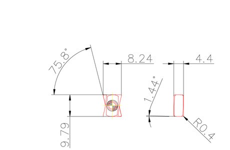 Фото 2: LOEU 090408R L  HB7635 пластина