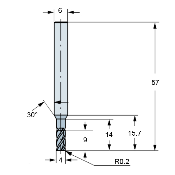 Фото 2: 2S342-0400-020-PA 1730 фреза