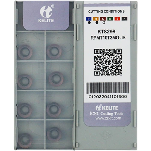 Фото 2: RPMT10T3MO JS KT8298 пластина для фрез Kelite