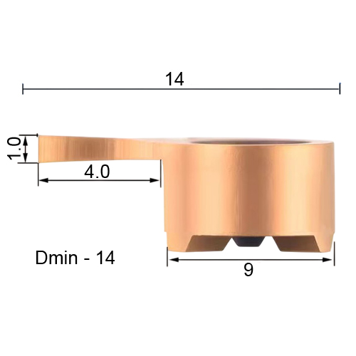 Фото 2: MB09 100 4.0 D14 LF6018 пластина для внутренней канавки DESKAR