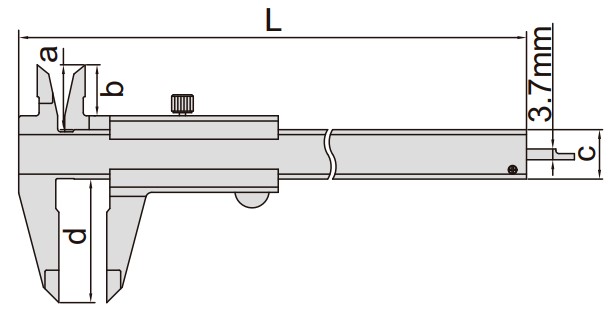 Фото 11: 1205-1502S Штангенциркуль нониусный