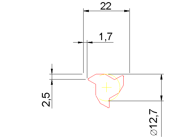 Фото 2: 22ER N60 HB7010 пластина резьбовая