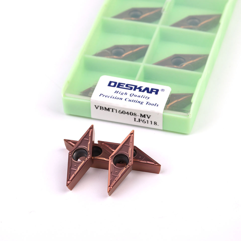 Фото 4: VBMT 160408 MV LF6118 пластина для точения DESKAR