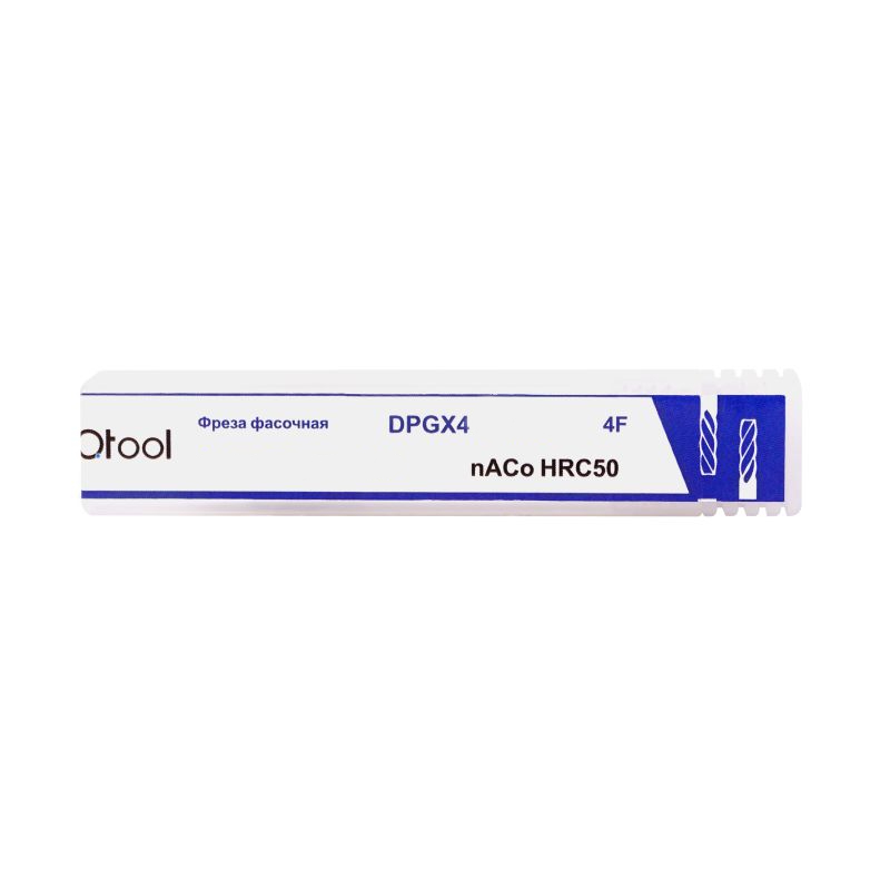 Фото 3: D16хL100 угол 90° 4F nACo фреза фасочная DPGX41690100 Qtool