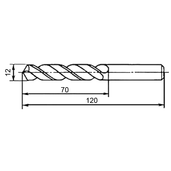 Фото 2: 12.0х70х120мм cверло цельное твердосплавное (z)