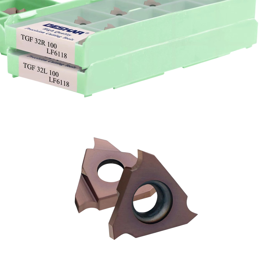 Фото 3: TGF32R 100 LF6118 пластина для отрезки и точения канавок DESKAR