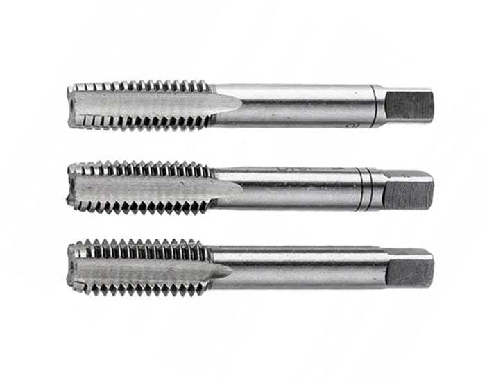 М2,0х0,4 набор метчиков 3шт Р6М5К5 Sekira - фотография 1 Комплект метчиков 3 шт