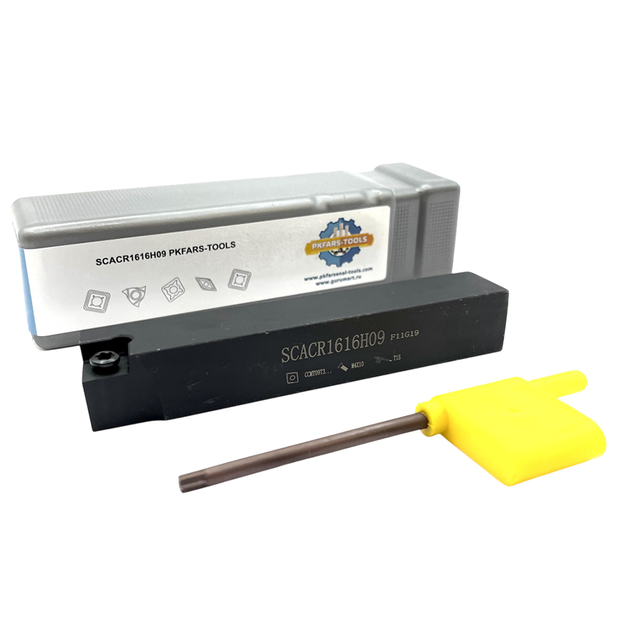 SCACR1616H09 державка для наружного точения - фотография 1 Фото 1: SCACR1616H09 державка для наружного точения