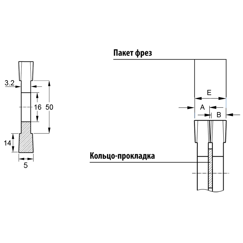 Фото 2: 185010 50x5 фреза