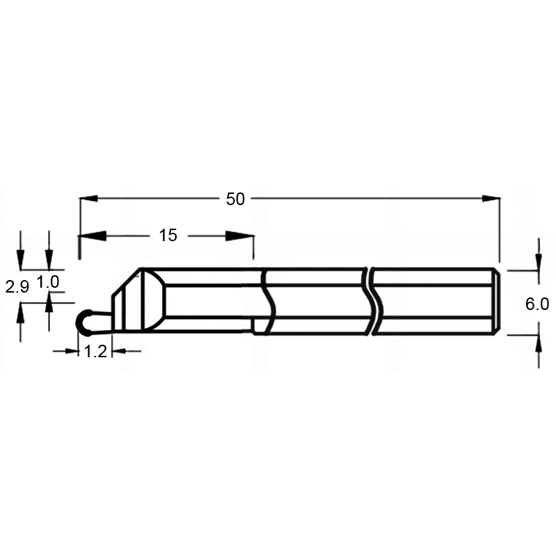 Фото 2: MZR 6 R0.5 L15 минирезец Deskar