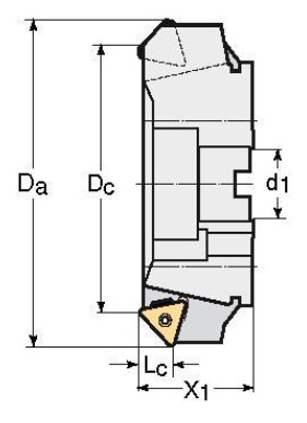 Фото 2: F2044.0.40.063.160.18 фреза торцевая насадная