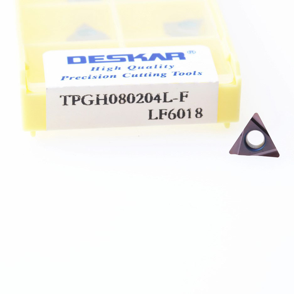 Фото 3: TPGH 080204L F LF6018 пластина для точения DESKAR