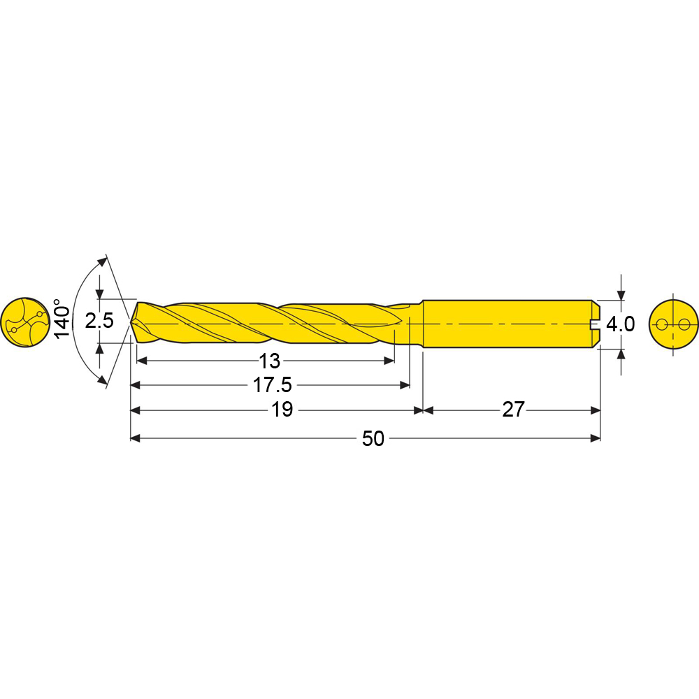 sd205a-2.5-13-4r1-m схема твердосплавного сверла с размерами