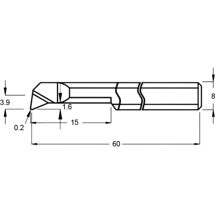 Фото 2: MPR 8 R0.2 L15 минирезец Deskar