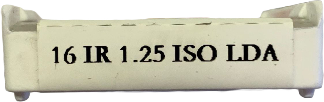Фото 8: 16IR 1.25 ISO LDA пластина резьбовая DESKAR
