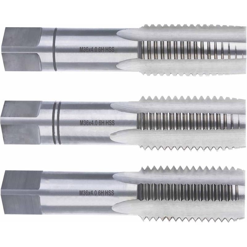 М42х4.5 DIN352 6h 150мм a=24 набор метчиков 3шт Qtool - фотография 1 Фото 1: М42х4.5 DIN352 6h 150мм a=24 набор метчиков 3шт Qtool