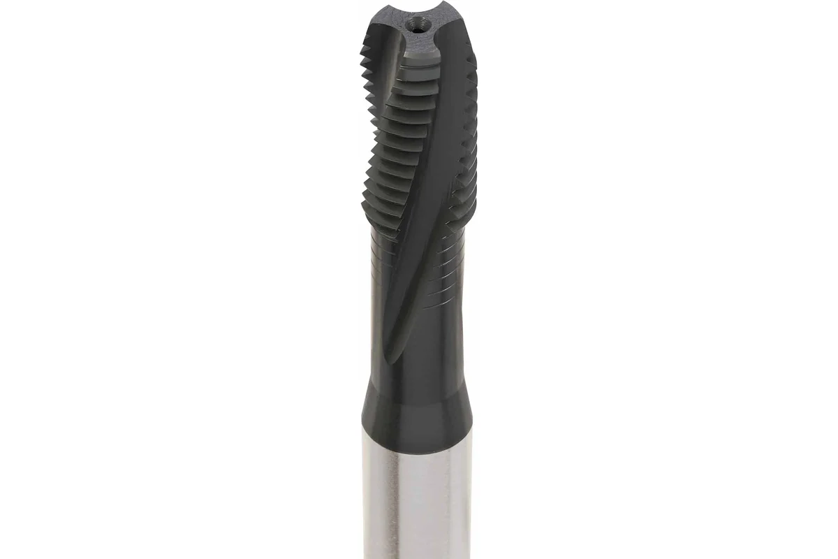 Фото 2:  М10х1.5  винт. DIN371 HSS-EPM-TiCN метчик Qtool