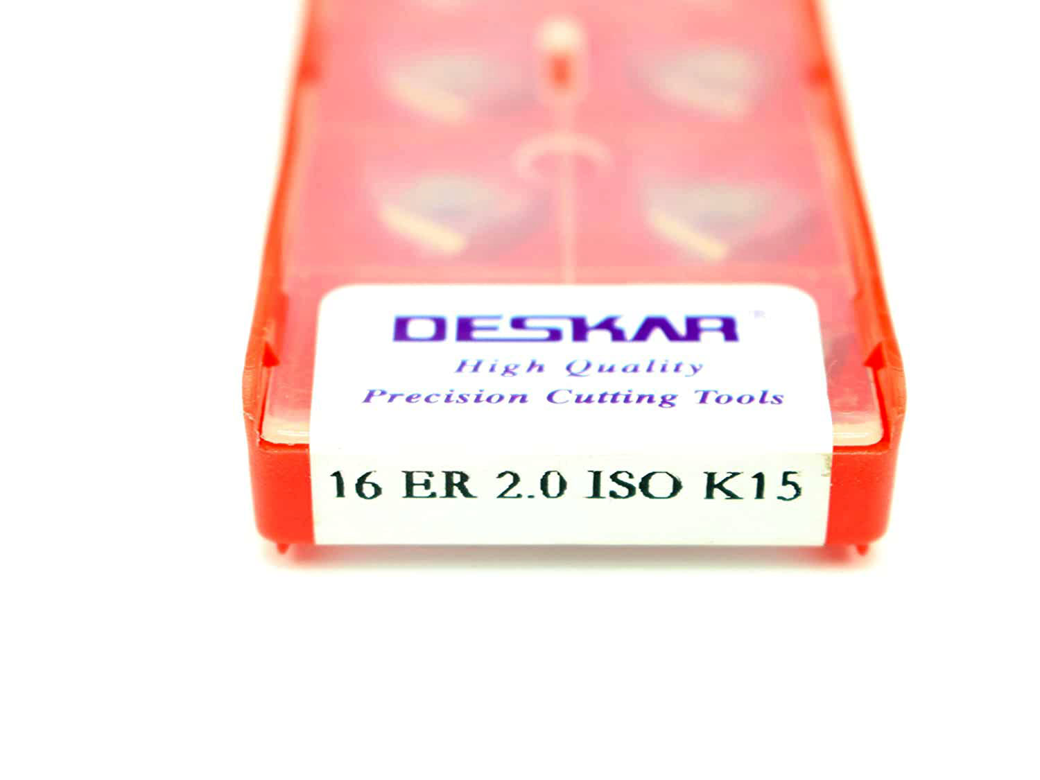 Фото 6: 16ER 2.0 ISO K15 пластина резьбовая DESKAR