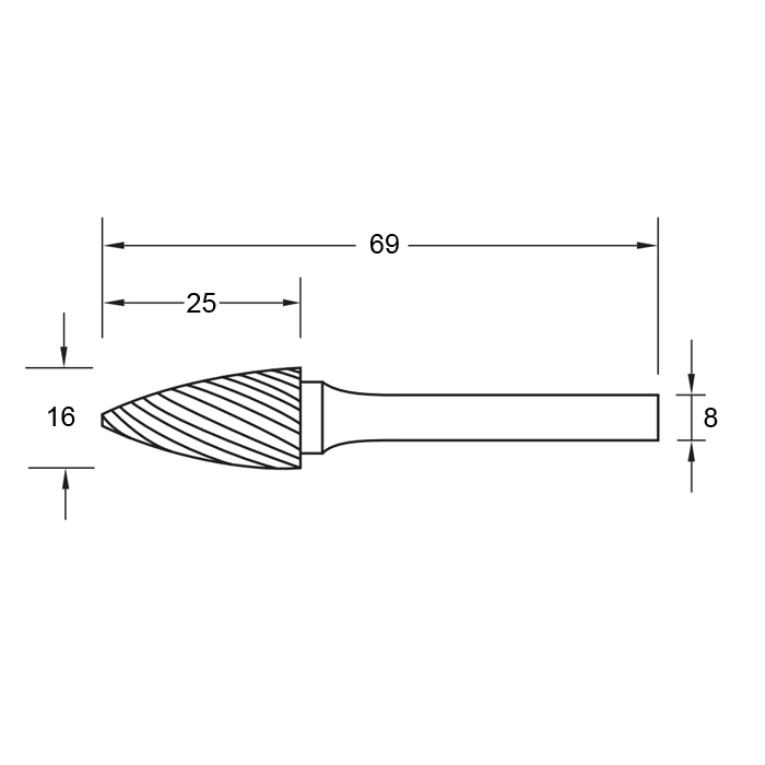 Фото 2: 23953 SG-6M борфреза
