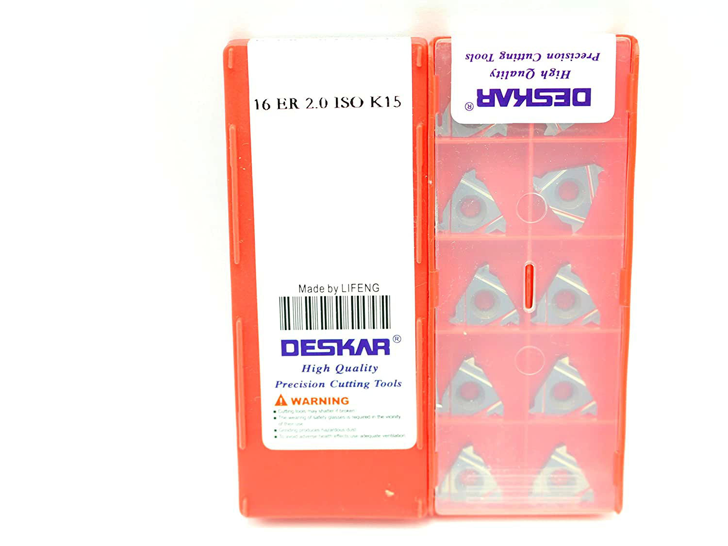 Фото 4: 16ER 2.0 ISO K15 пластина резьбовая DESKAR