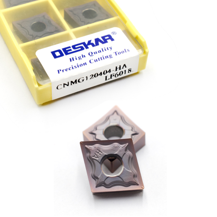 Фото 3: CNMG 120404 HA LF6018 пластина для точения DESKAR