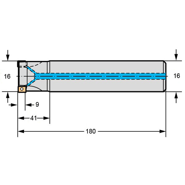 Фото 2: M5130-016-A16-02-09 фреза со сменными пластинами