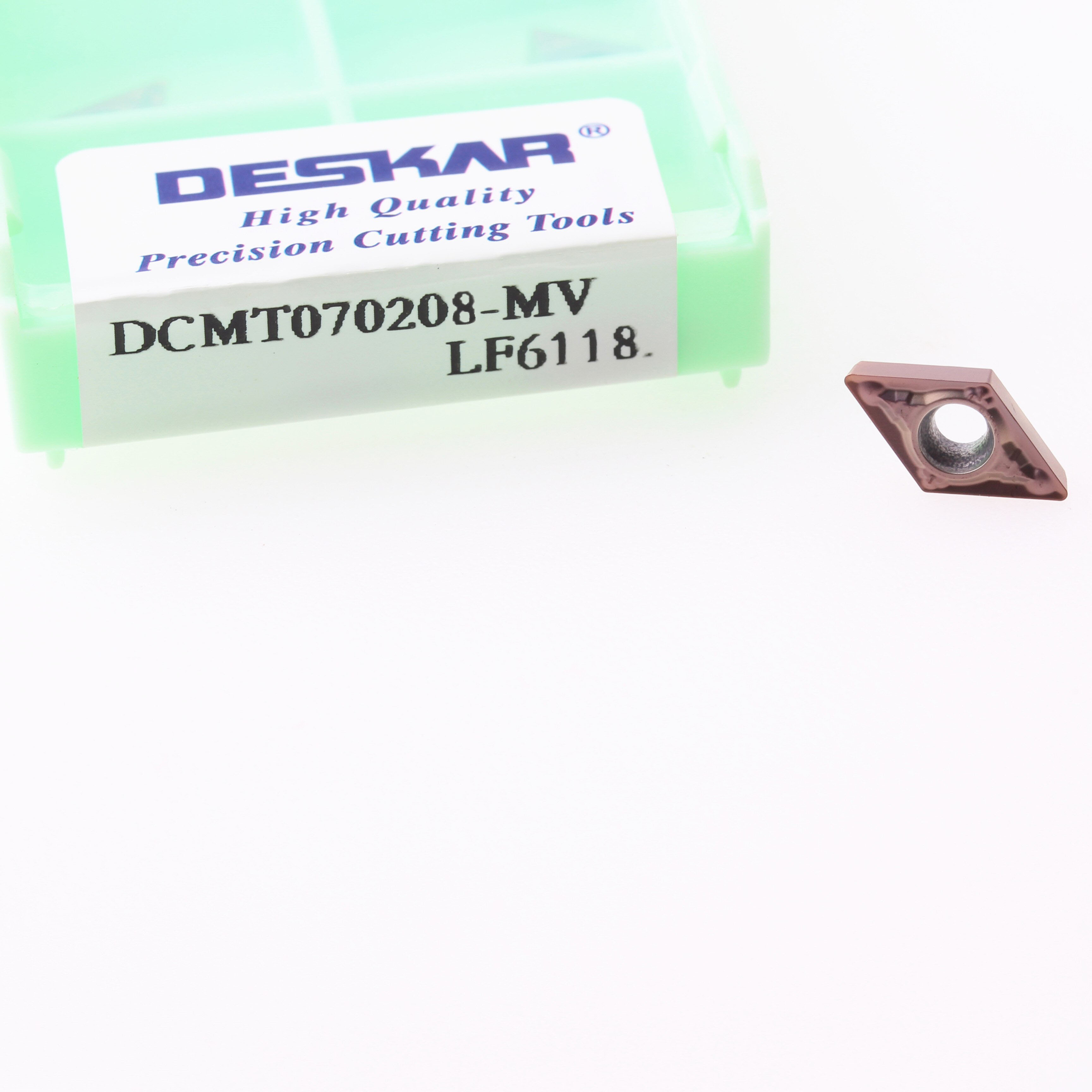 Фото 3: DCMT 070208 MV LF6118 пластина для точения DESKAR
