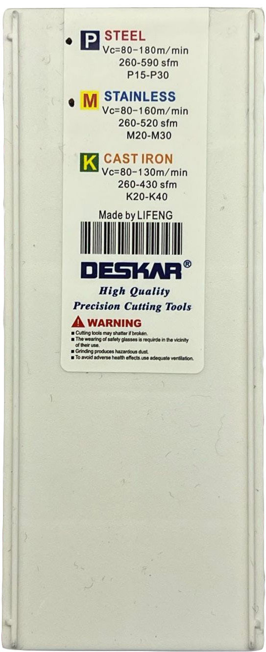 Фото 5: 22IR 5.5 ISO LDA пластина резьбовая DESKAR