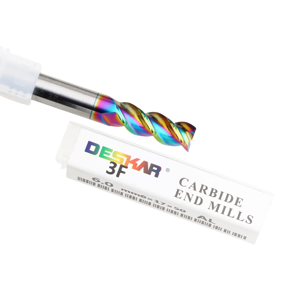 Фото 3: 6х6х17х50 ц/х 3F Ta-C  фреза концевая DESKAR