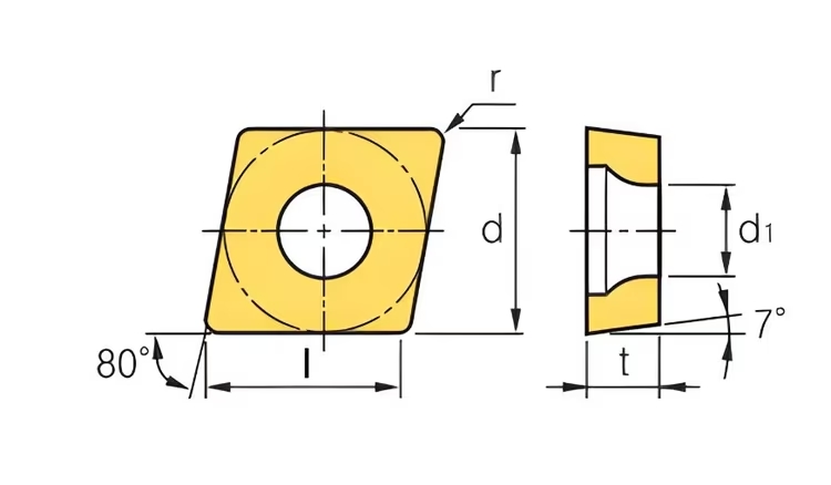 Фото 2: CCMT 120408 PR 4315 пластина для точения