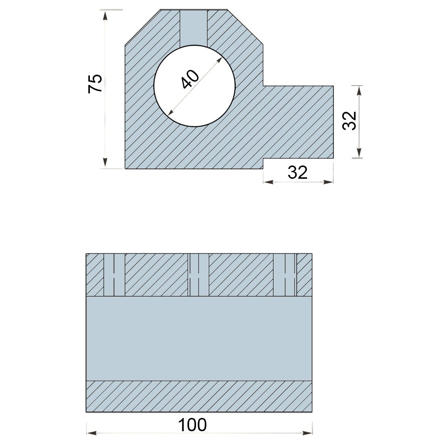 Фото 2: SBHA32-40 держатель осевого инструмента токарного станка OLICNC