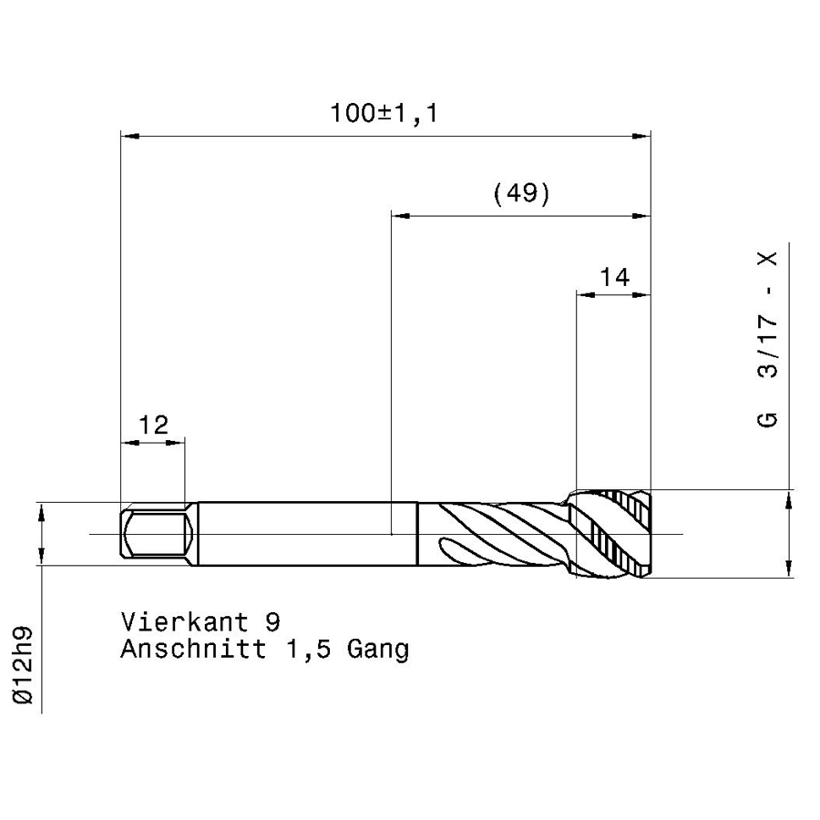 схема метчика трубного g 4632 16.662