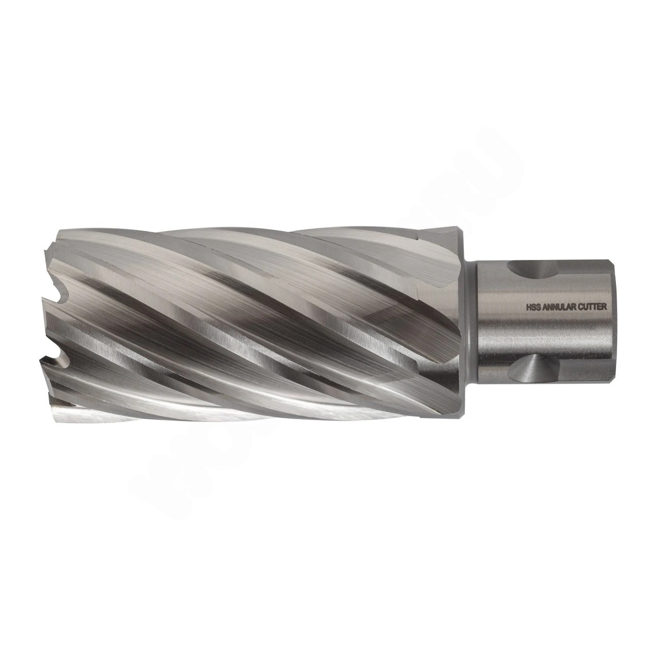 D23х55 Weldon 19 Р6М5/М2 корончатое сверло Qtool - фотография 1 Фото 1: D23х55 Weldon 19 Р6М5/М2 корончатое сверло Qtool