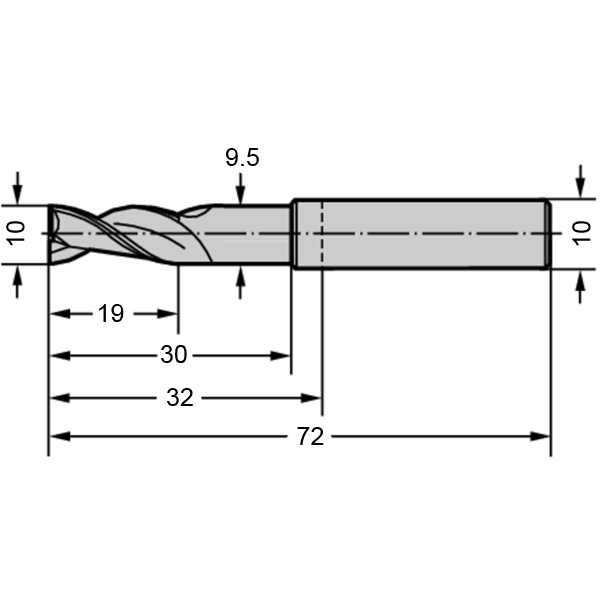Фото 2: H602411-10 фреза