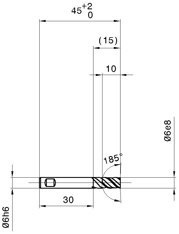 Фото 2: 5574 6.000 фреза концевая